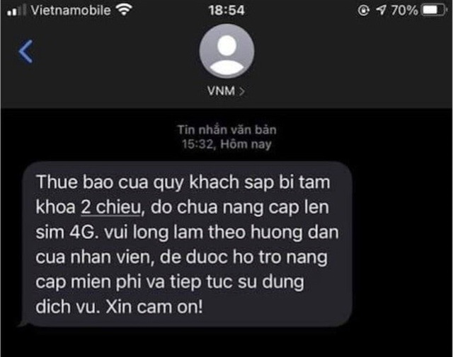 Nhà mạng nói gì về vụ việc lừa đảo nâng cấp SIM 4G để chiếm đoạt tài sản? - 2