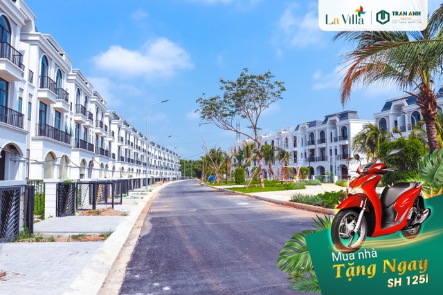 Sở hữu nhà phố La Villa Green City trung tâm TP. Tân An - Tặng ngay 1 xe SH 125i - 1 Sở hữu nhà phố La Villa Green City trung tâm TP. Tân An - Tặng ngay 1 xe SH 125i - 1