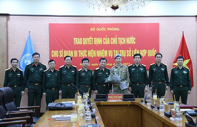 Chủ tịch nước cử sĩ quan Việt Nam thứ 3 đi làm việc tại Liên hợp quốc - 3 Chủ tịch nước cử sĩ quan Việt Nam thứ 3 đi làm việc tại Liên hợp quốc - 3