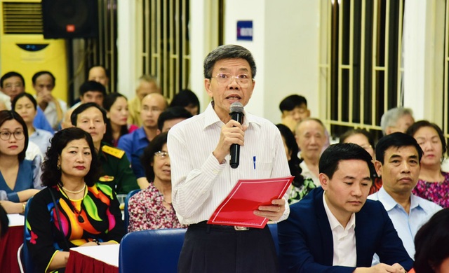 Bí thư Hà Nội báo cáo cử tri những thành quả khi ở Bộ Tài chính - 2 Bí thư Hà Nội báo cáo cử tri những thành quả khi ở Bộ Tài chính - 2