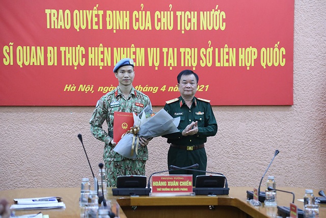 Chủ tịch nước cử sĩ quan Việt Nam thứ 3 đi làm việc tại Liên hợp quốc - 1 Chủ tịch nước cử sĩ quan Việt Nam thứ 3 đi làm việc tại Liên hợp quốc - 1