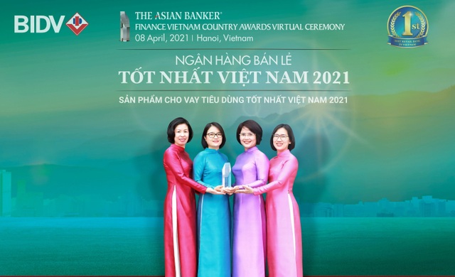 BIDV nhận giải Ngân hàng bán lẻ tốt nhất Việt Nam lần thứ 6 - 1 BIDV nhận giải Ngân hàng bán lẻ tốt nhất Việt Nam lần thứ 6 - 1