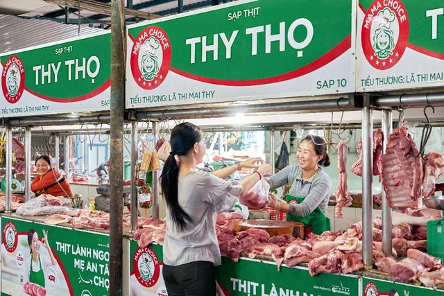 Thịt heo MAMACHOICE lành ngon đến tay người tiêu dùng phân khúc phổ thông