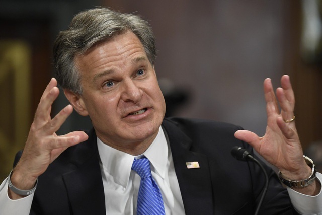 Giám đốc FBI: Mỹ mở 2.000 cuộc điều tra liên quan tới Trung Quốc - 1 Giám đốc FBI: Mỹ mở 2.000 cuộc điều tra liên quan tới Trung Quốc - 1