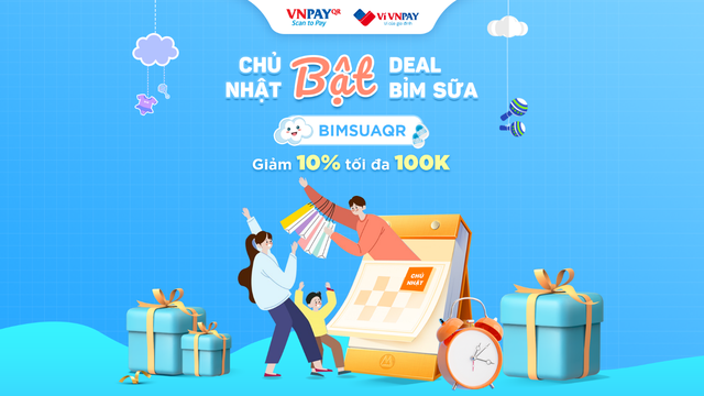 VNPAY triển khai ưu đãi sốc Chủ nhật - Bỉm sữa cho ngành hàng Mẹ bé - 1 VNPAY triển khai ưu đãi sốc Chủ nhật - Bỉm sữa cho ngành hàng Mẹ bé - 1