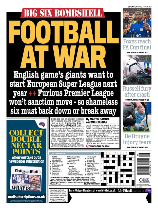 Truyền thông châu Âu nổi giận với European Super League - 3