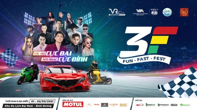 Fun Fast Fest - Đại lễ hội đua xe - giải trí lần đầu có mặt tại Việt Nam - 1 Fun Fast Fest - Đại lễ hội đua xe - giải trí lần đầu có mặt tại Việt Nam - 1