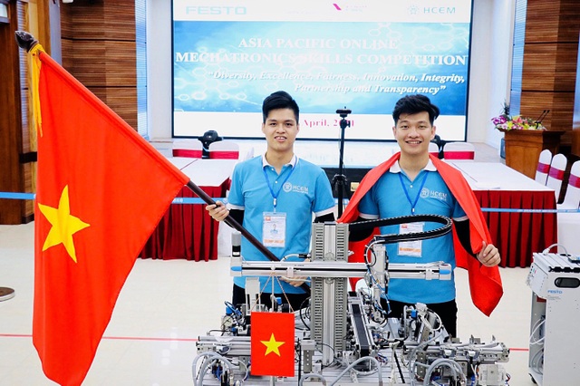 Tự hào chàng trai vàng cuộc thi nghề Cơ điện tử châu Á - Thái Bình Dương - 5