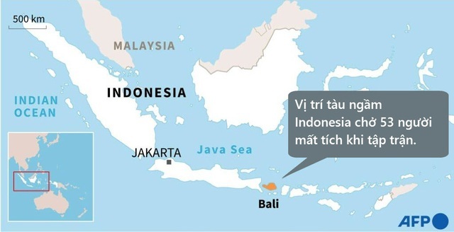 Thủy thủ tàu ngầm Indonesia có thể đã tìm cách thoát ra ngoài - 4 Thủy thủ tàu ngầm Indonesia có thể đã tìm cách thoát ra ngoài - 4
