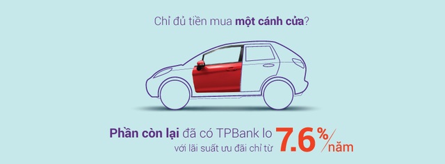 Đến TPBank, vay mua ô tô siêu ưu đãi với lãi suất chỉ từ 7,6%/năm - 1