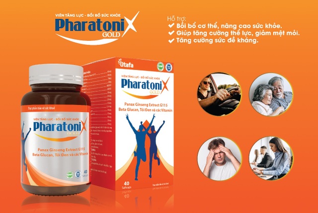 PharatoniX Gold - giúp tăng cường sức đề kháng, giảm mệt mỏi - 5 PharatoniX Gold - giúp tăng cường sức đề kháng, giảm mệt mỏi - 5