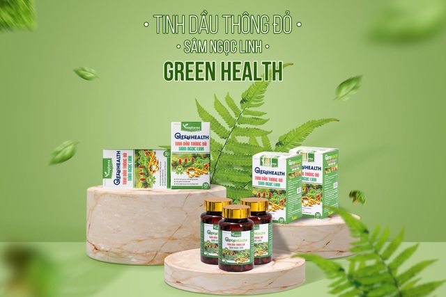 GREEN HEALTH - Sự kết hợp tinh hoa từ Tinh dầu Thông Đỏ và Sâm Ngọc Linh - 1 GREEN HEALTH - Sự kết hợp tinh hoa từ Tinh dầu Thông Đỏ và Sâm Ngọc Linh - 1