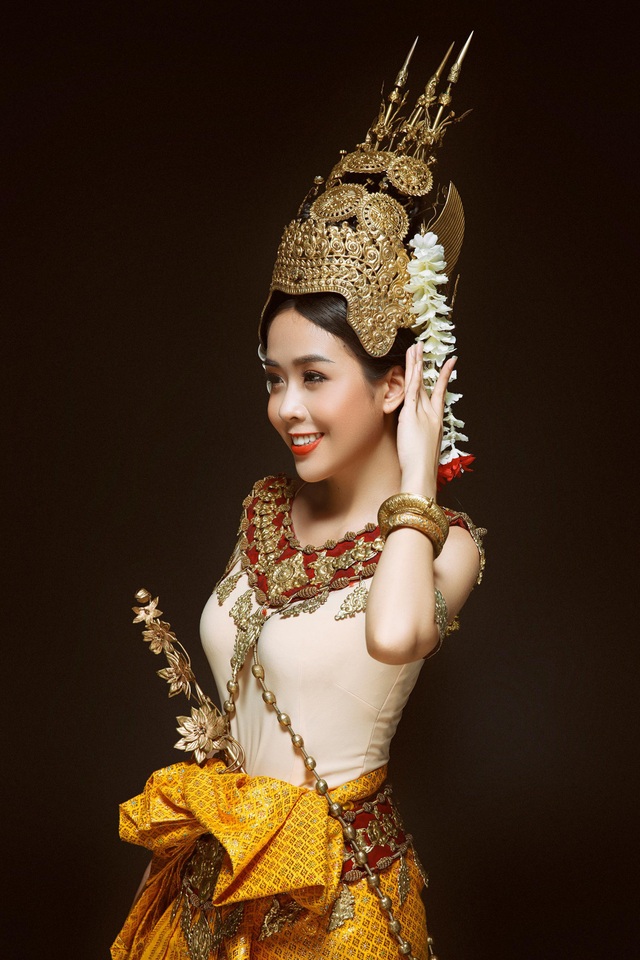 Hoa khôi sinh viên TP Cần Thơ đẹp dịu dàng với trang phục Khmer - 3 Hoa khôi sinh viên TP Cần Thơ đẹp dịu dàng với trang phục Khmer - 3