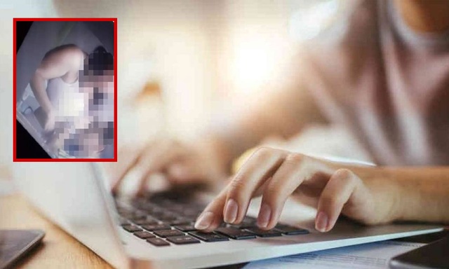 Giáo viên hôn ngực vợ ngay trong giờ học trực tuyến - 1 Giáo viên hôn ngực vợ ngay trong giờ học trực tuyến - 1