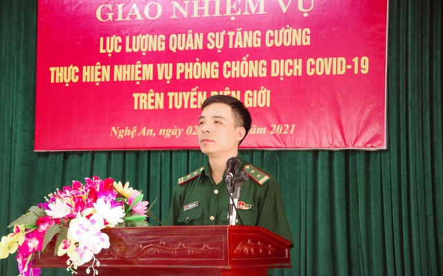 Nghệ An tăng cường bộ đội lên biên giới chống dịch Covid-19 - 2 Nghệ An tăng cường bộ đội lên biên giới chống dịch Covid-19 - 2
