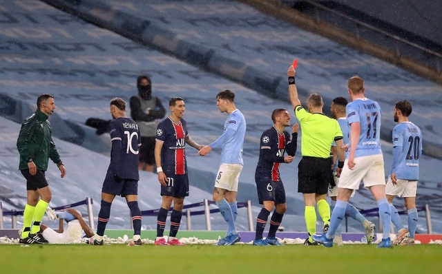 Man City 2-0 PSG: Cú đúp của Mahrez và Di Maria bị đuổi - 4 Man City 2-0 PSG: Cú đúp của Mahrez và Di Maria bị đuổi - 4