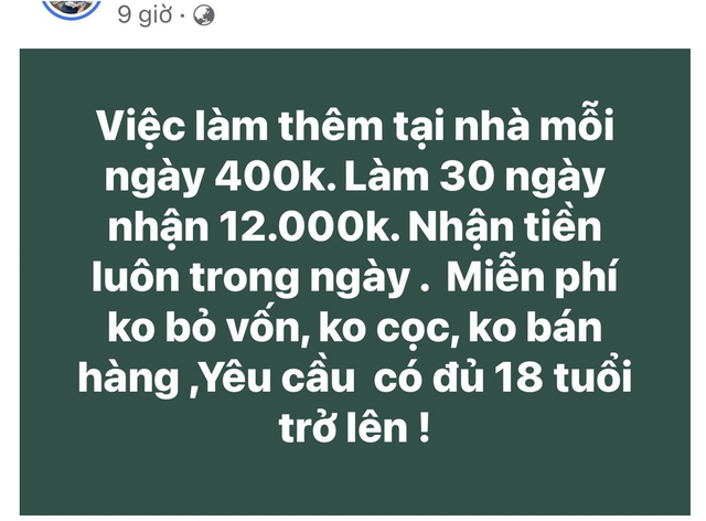 Nhiều sinh viên sập bẫy tìm việc làm online thời Covid-19 - 2