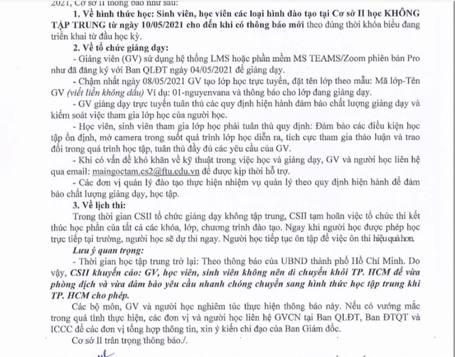 Nhiều trường ĐH hoãn thi, khuyến cáo sinh viên không rời thành phố - 4 Nhiều trường ĐH hoãn thi, khuyến cáo sinh viên không rời thành phố - 4