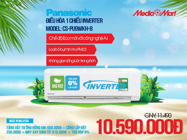 Top 5 điều hòa lọc không khí Panasonic đáng mua nhất - 3 Top 5 điều hòa lọc không khí Panasonic đáng mua nhất - 3