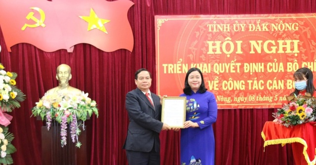 Phó Ban Dân vận Trung ương làm Phó Bí thư tỉnh Đắk Nông - 1 Phó Ban Dân vận Trung ương làm Phó Bí thư tỉnh Đắk Nông - 1