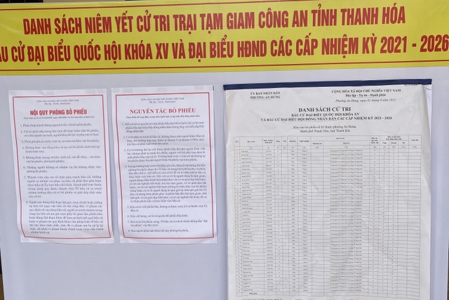 Cử tri đặc biệt ở trại tạm giam: Chúng tôi vui vì được coi là công dân - 1 Cử tri đặc biệt ở trại tạm giam: Chúng tôi vui vì được coi là công dân - 1