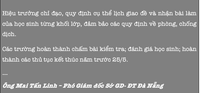 Ngành Giáo dục làm mọi phương án để kịp về đích năm học - 9