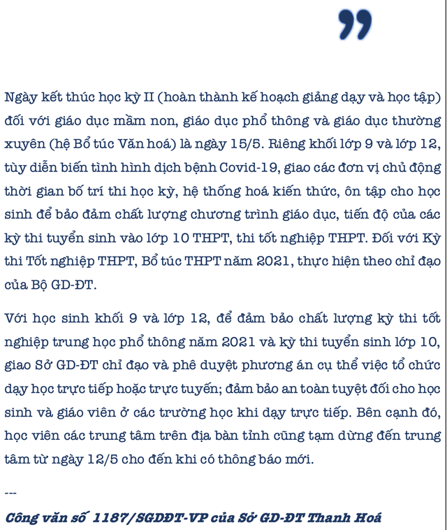 Ngành Giáo dục làm mọi phương án để kịp về đích năm học - 14