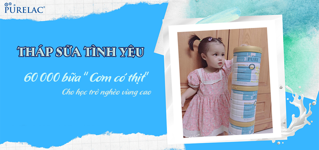 Chọn sữa PureLac: Mẹ và bé đã góp 3 bữa cơm có thịt cho trò nghèo vùng cao - 1 Chọn sữa PureLac: Mẹ và bé đã góp 3 bữa cơm có thịt cho trò nghèo vùng cao - 1
