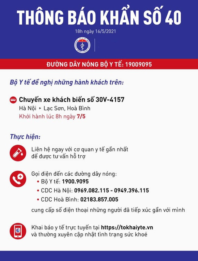 Tìm khẩn người đi xe khách Hà Nội-Hòa Bình - 1 Tìm khẩn người đi xe khách Hà Nội-Hòa Bình - 1