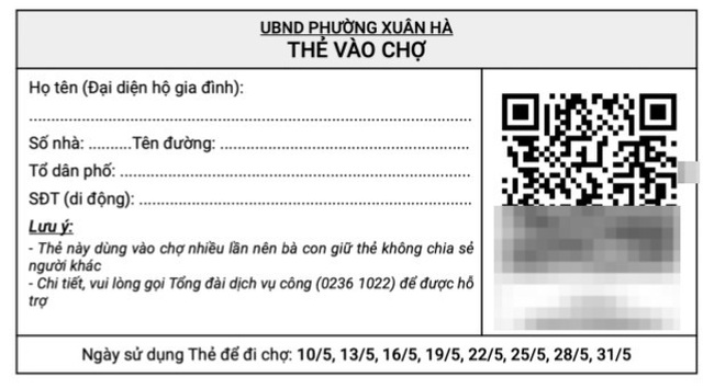 Người dân Đà Nẵng sẽ đi chợ với thẻ ứng dụng công nghệ QR Code - 1 Người dân Đà Nẵng sẽ đi chợ với thẻ ứng dụng công nghệ QR Code - 1