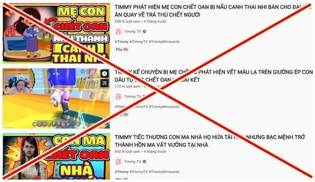 Xóa sổ kênh YouTube trẻ em có chứa nội dung độc hại, rùng rợn…. - 1