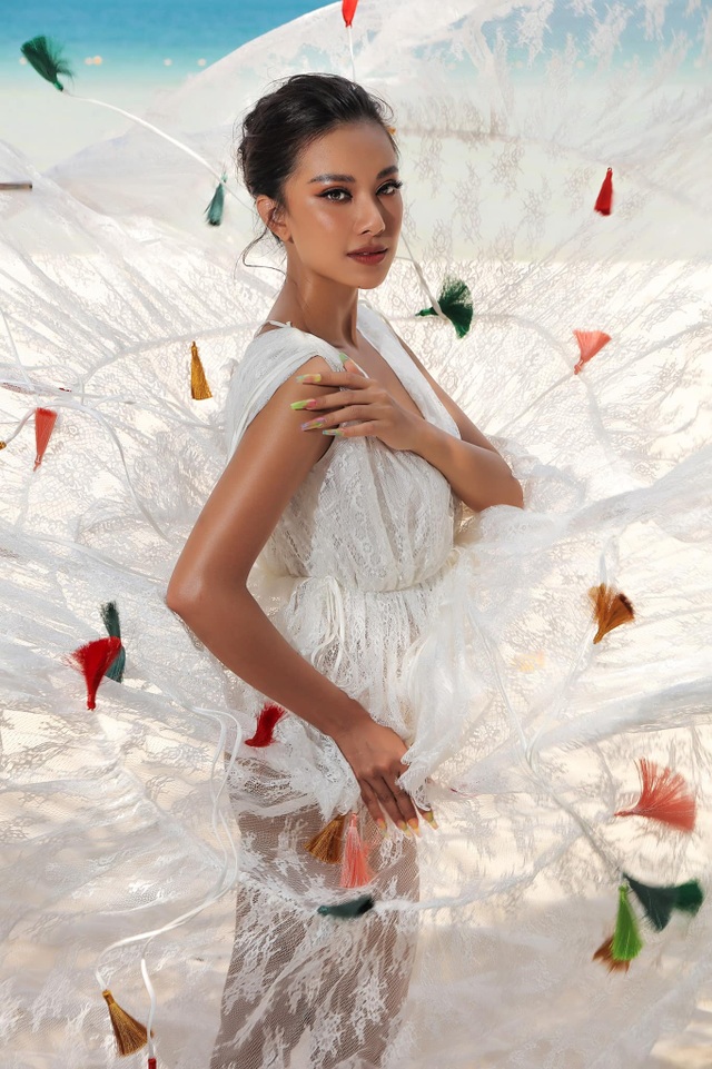 Sắc vóc người đẹp nối tiếp Khánh Vân thi Hoa hậu Hoàn vũ Thế giới - 1