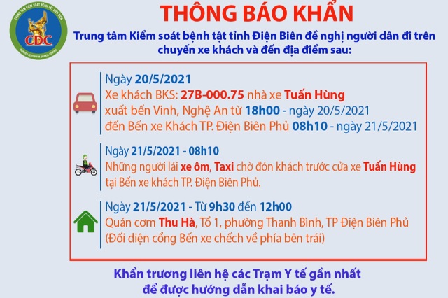 Khẩn cấp tìm người đi trên xe khách có ca dương tính tại Lào - 1