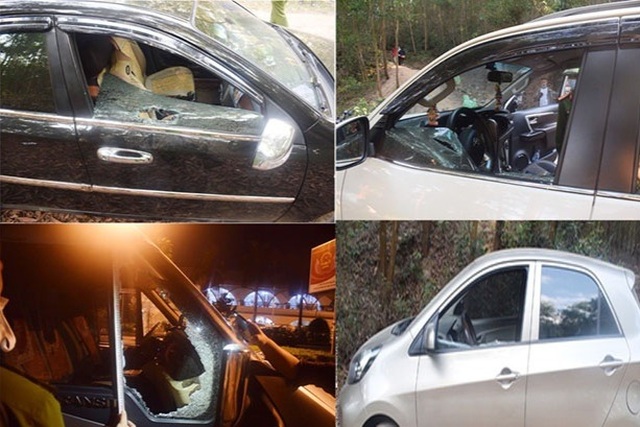 Nhóm học sinh cấp 2 đập phá hàng loạt cửa kính xe ô tô để trộm đồ - 2