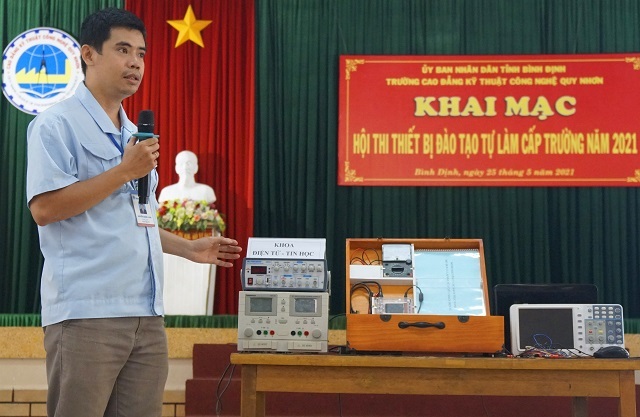 Những nghiên cứu sáng chế siêu rẻ của thầy, trò trường nghề Bình Định - 4 Những nghiên cứu sáng chế siêu rẻ của thầy, trò trường nghề Bình Định - 4