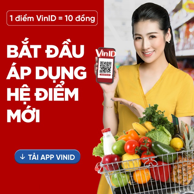 VinID mở rộng tích điểm trên mọi giao dịch từ 1000 đồng - 1 VinID mở rộng tích điểm trên mọi giao dịch từ 1000 đồng - 1