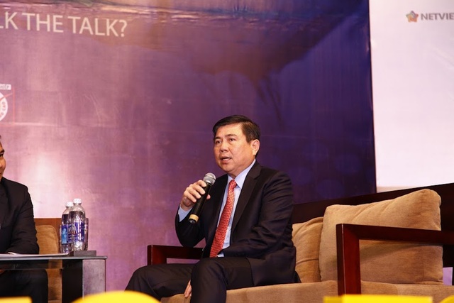 Ông Nguyễn Thành Phong, Chủ tịch UBND TPHCM cho rằng, liên kết giữa doanh nghiệp với chính quyền không mới