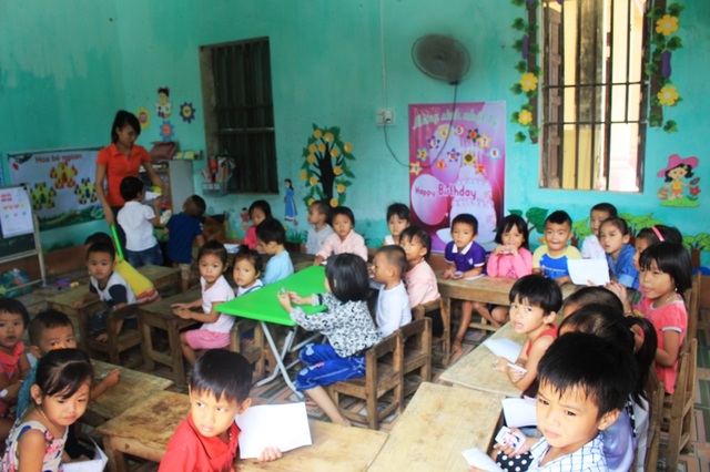 Áp lực căng thẳng đối với bậc học Mầm non - 3 Điểm lẻ của trường Mầm non xã Hải Thượng, huyện Tĩnh Gia thiếu thốn về cơ sở vật chất