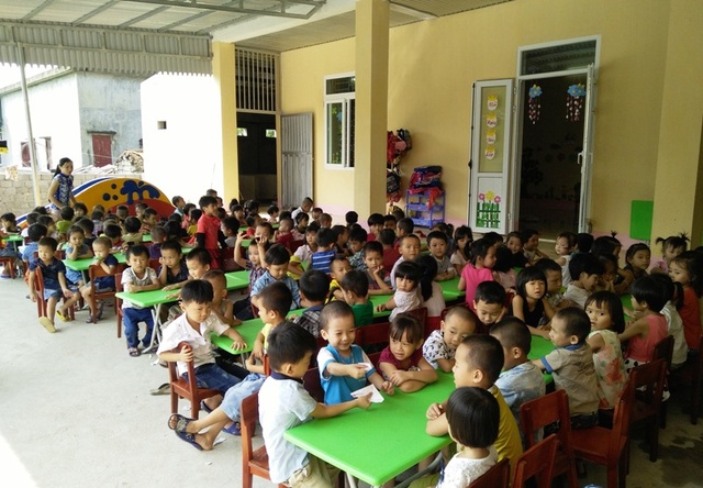 Áp lực căng thẳng đối với bậc học Mầm non - 1 Huyện Tĩnh Gia còn thiếu hàng trăm phòng học ở bậc Mầm non