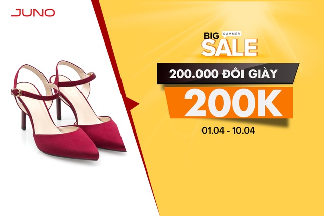 Sale khủng “giày chống ế” gây xôn xao cộng đồng mạng - 2 Mẫu giày chống ế “gây sốt” cộng đồng mạng thời gian qua sẽ được bán với mức giá 200.000 trong đợt Big Summer Sale.