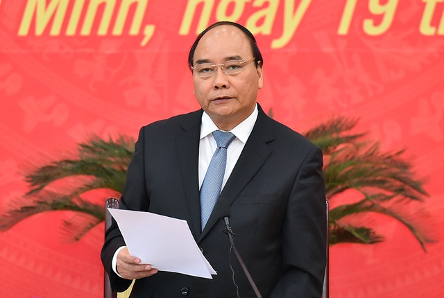 Thủ tướng: “Khởi nghiệp không chỉ ở thanh niên mà cả với các doanh nghiệp lâu đời" - 1 Thủ tướng phát biểu tại buổi làm việc (Ảnh VGP)