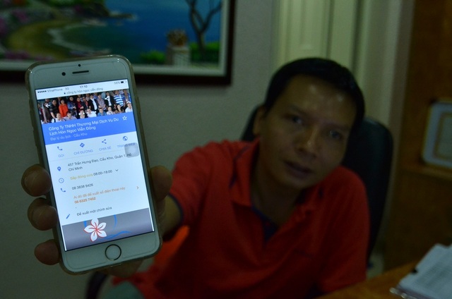 Doanh nghiệp bức xức vì ngang nhiên bị sửa số điện thoại trên Google Map - 7 Anh Hải với trang thông tin trên Google Map của mình.