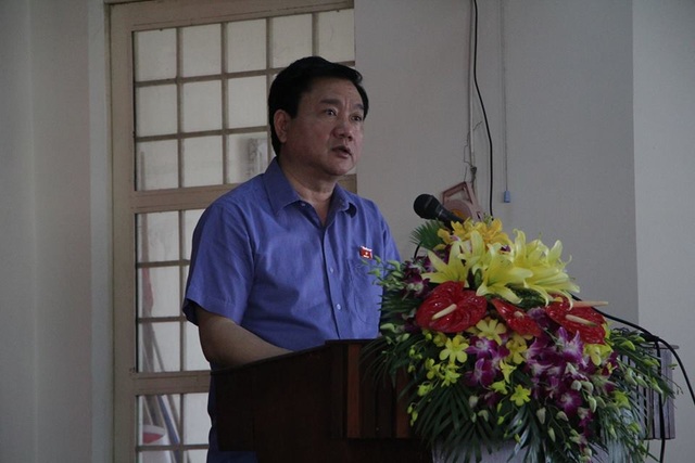 Bí thư Đinh La Thăng trả lời cử tri về vụ án Trịnh Xuân Thanh - 1 Bí thư Thăng trả lời cử tri huyện Củ Chi