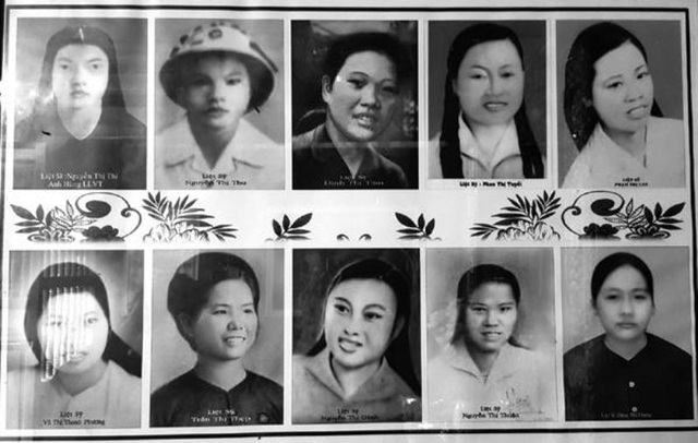 “Mười bông hoa thép trên vùng đất Lam Hạ Anh hùng” - 3 Mười nữ dân quân Lam Hạ anh hùng (ảnh tư liệu)