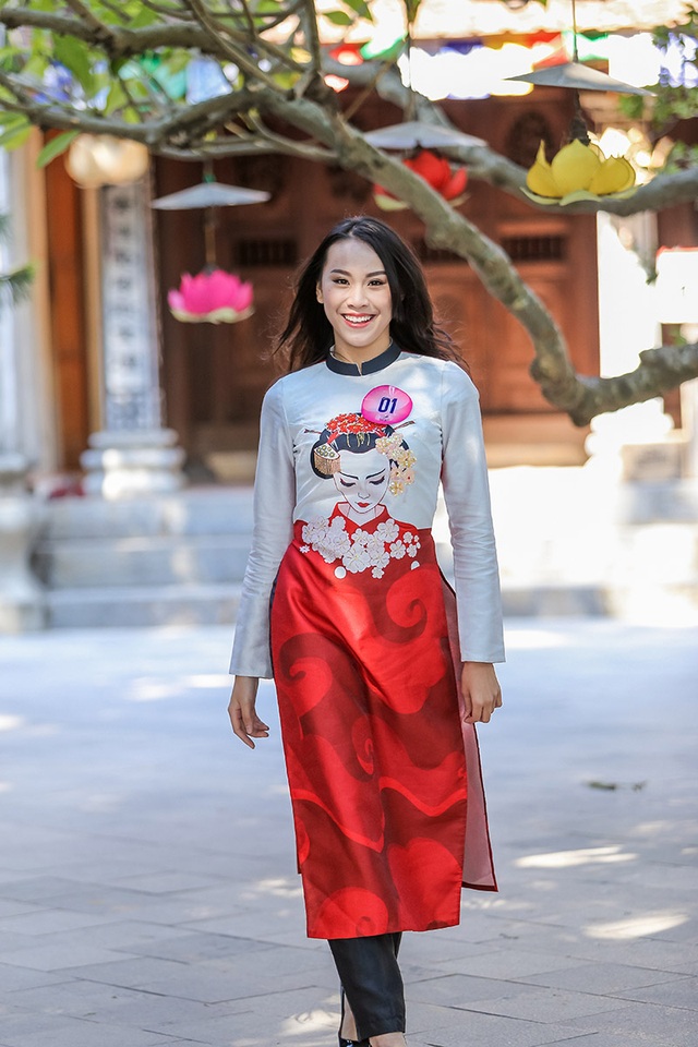15 nữ sinh Hà thành vào chung kết "Nét đẹp Tràng An" - 1 Chu Lê Vi Anh SBD 01