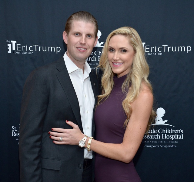 Lara Yunaska, cựu nhà sản xuất chương trình truyền hình, kết hôn với Eric Trump vào năm 2014. Cả hai hiện vẫn chưa có con. (Ảnh: Heavy)