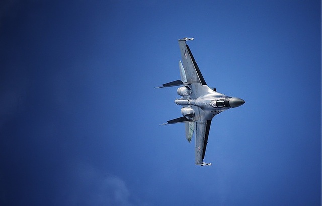 Nga sắp bàn giao lô chiến đấu cơ Su-35 đầu tiên cho Trung Quốc - 1 Máy bay chiến đấu Sukhoi-35 (Ảnh: Tass)