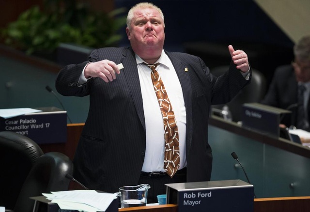 Những tên tuổi gạo cội mãi mãi ra đi trong năm 2016 - 7
Cựu Thị trưởng thành phố Toronto, Canada Rob Ford đột ngột qua đời ở tuổi 46.