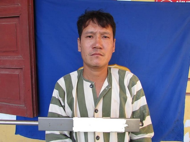 Bênh em trai, nghi dùng xăng đốt nhà người khác - 1 Đối tượng Quảng tại cơ quan điều tra. (Ảnh D.T)