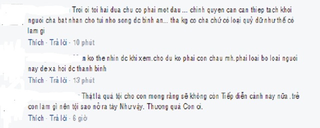 Xác minh clip "cha nhúng con vào thùng nước" gây phẫn nộ trên mạng xã hội - 3 Nhiều người tỏ ra bất bình trước hành động của người đàn ông trong clip